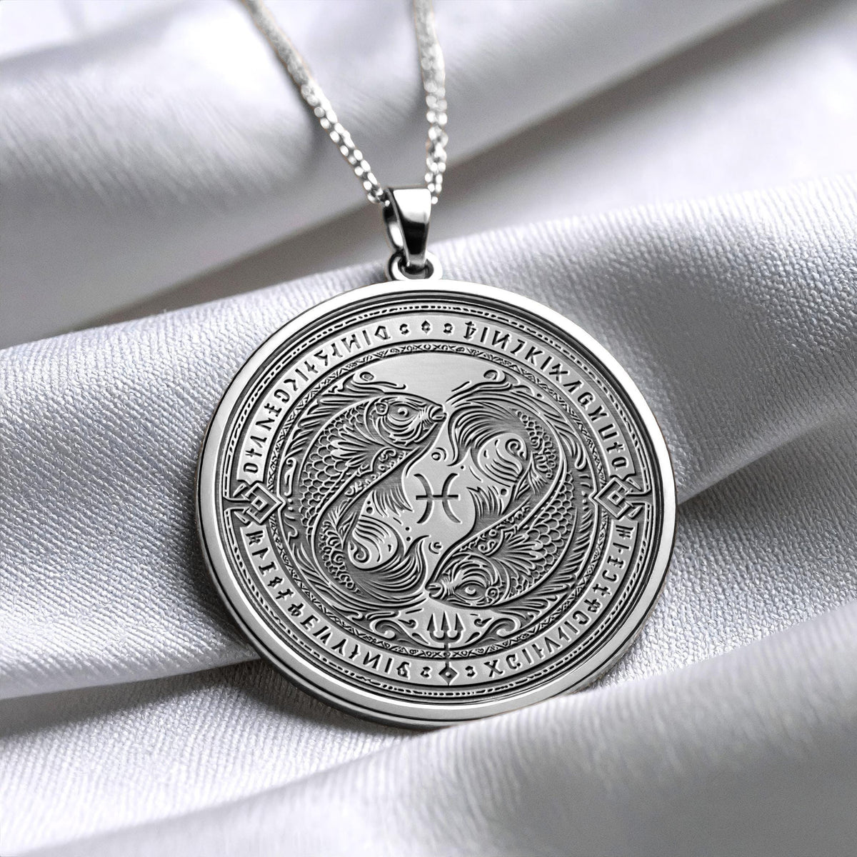 Pisces Pendant Necklace – Intuition, Sensitivity & Spiritual Flow