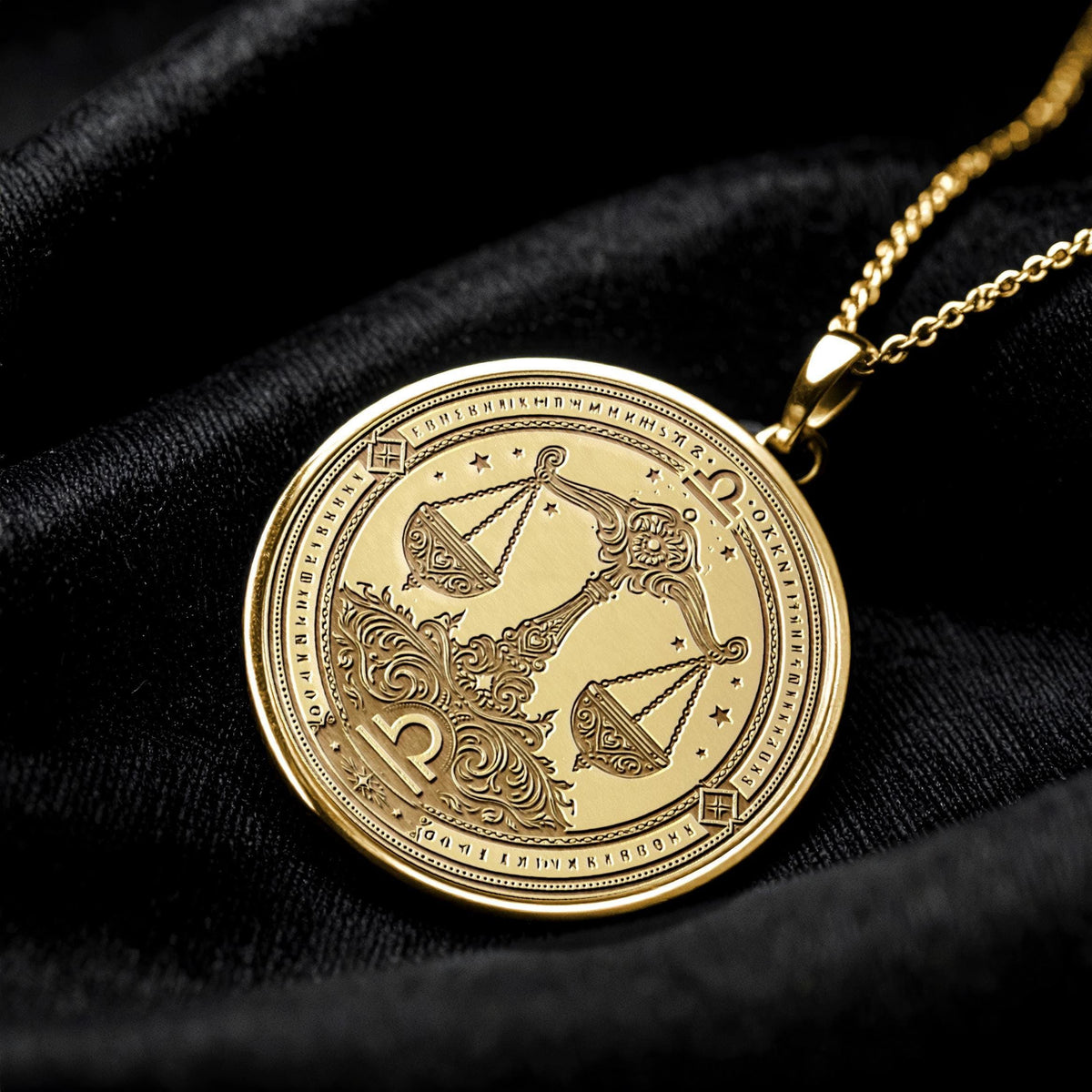 Libra Pendant – Balance, Harmony & Timeless Elegance