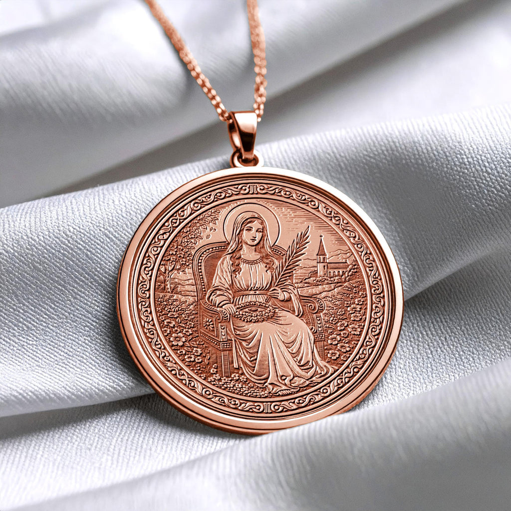 Saint Apollonia Pendant – Endurance, Faith & Healing Strength