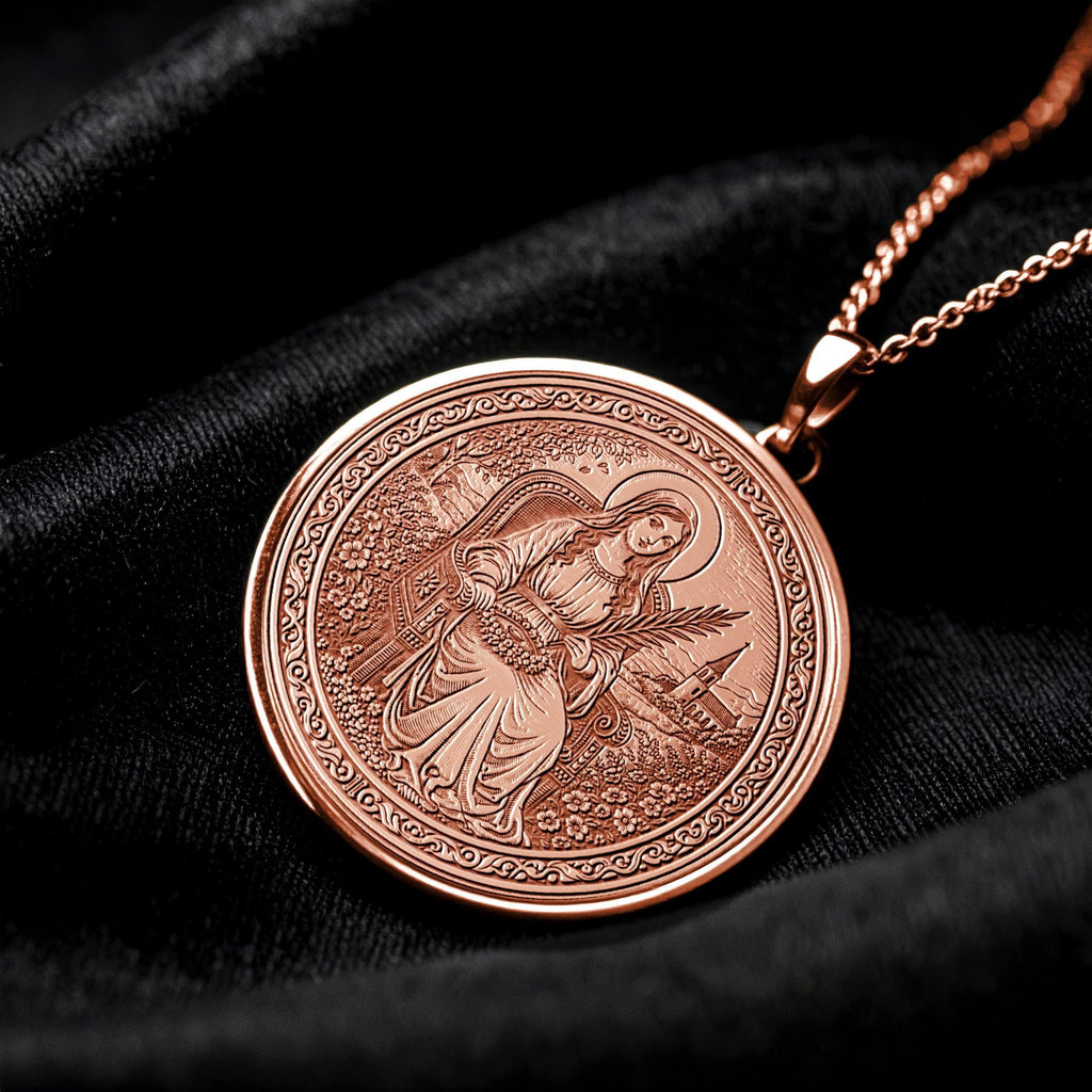 Saint Apollonia Pendant – Endurance, Faith & Healing Strength