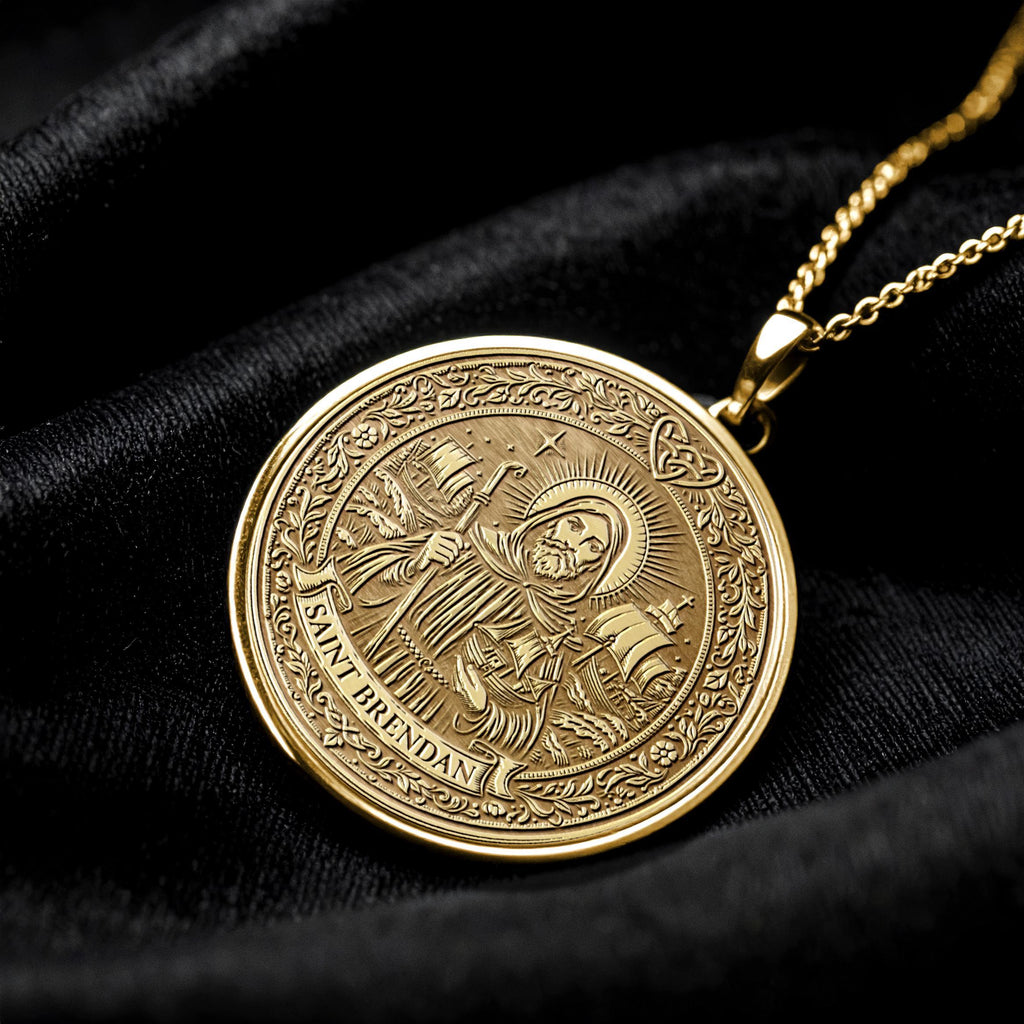 Saint Brendan Pendant – Courage, Journey & Divine Guidance