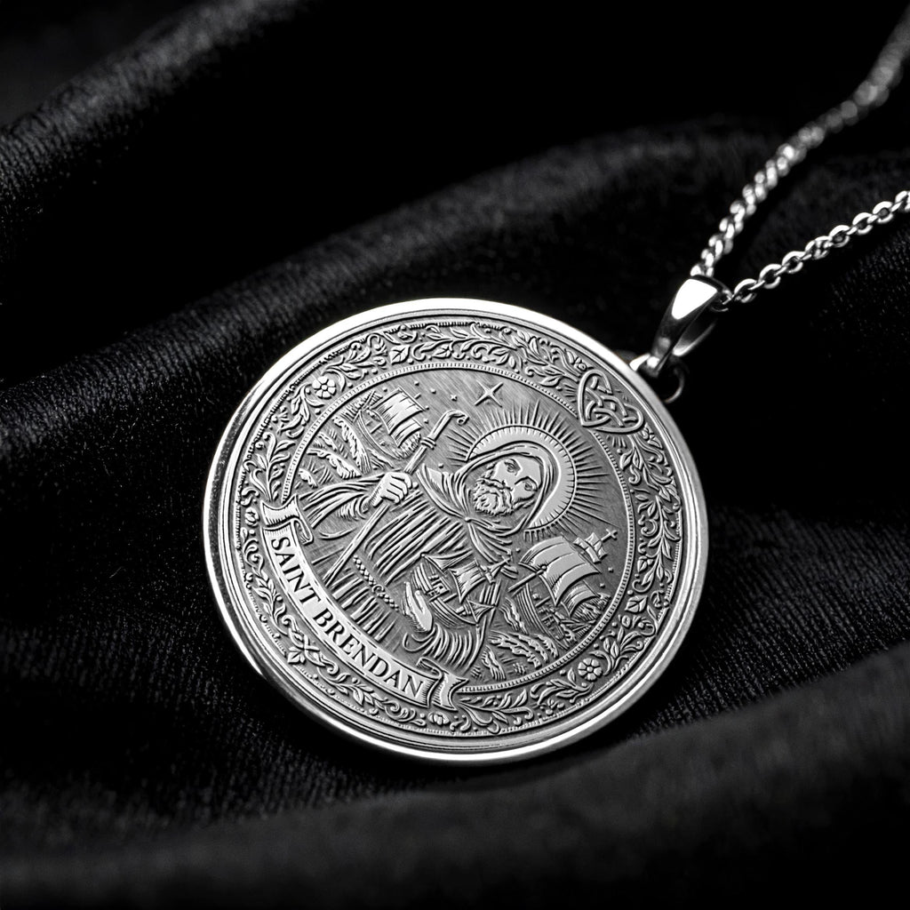 Saint Brendan Pendant – Courage, Journey & Divine Guidance