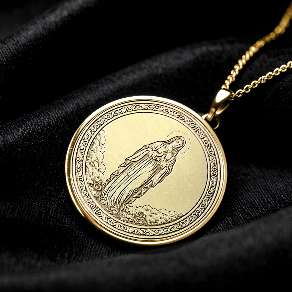 Virgin Mary Pendant Necklace – Faith, Grace & Divine Protection
