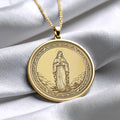 Virgin Mary Pendant Necklace – Faith, Grace & Divine Protection