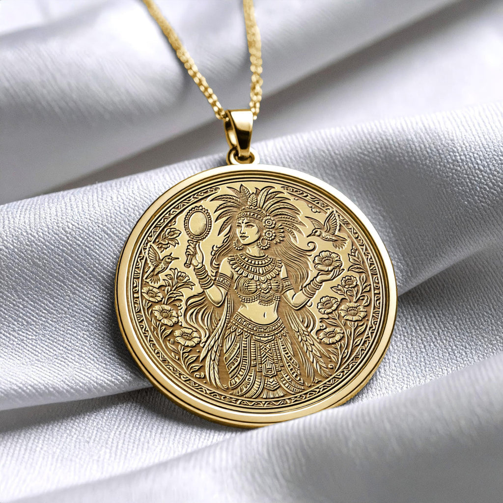 Xochiquetzal Necklace – Beauty, Love & Creative Energy