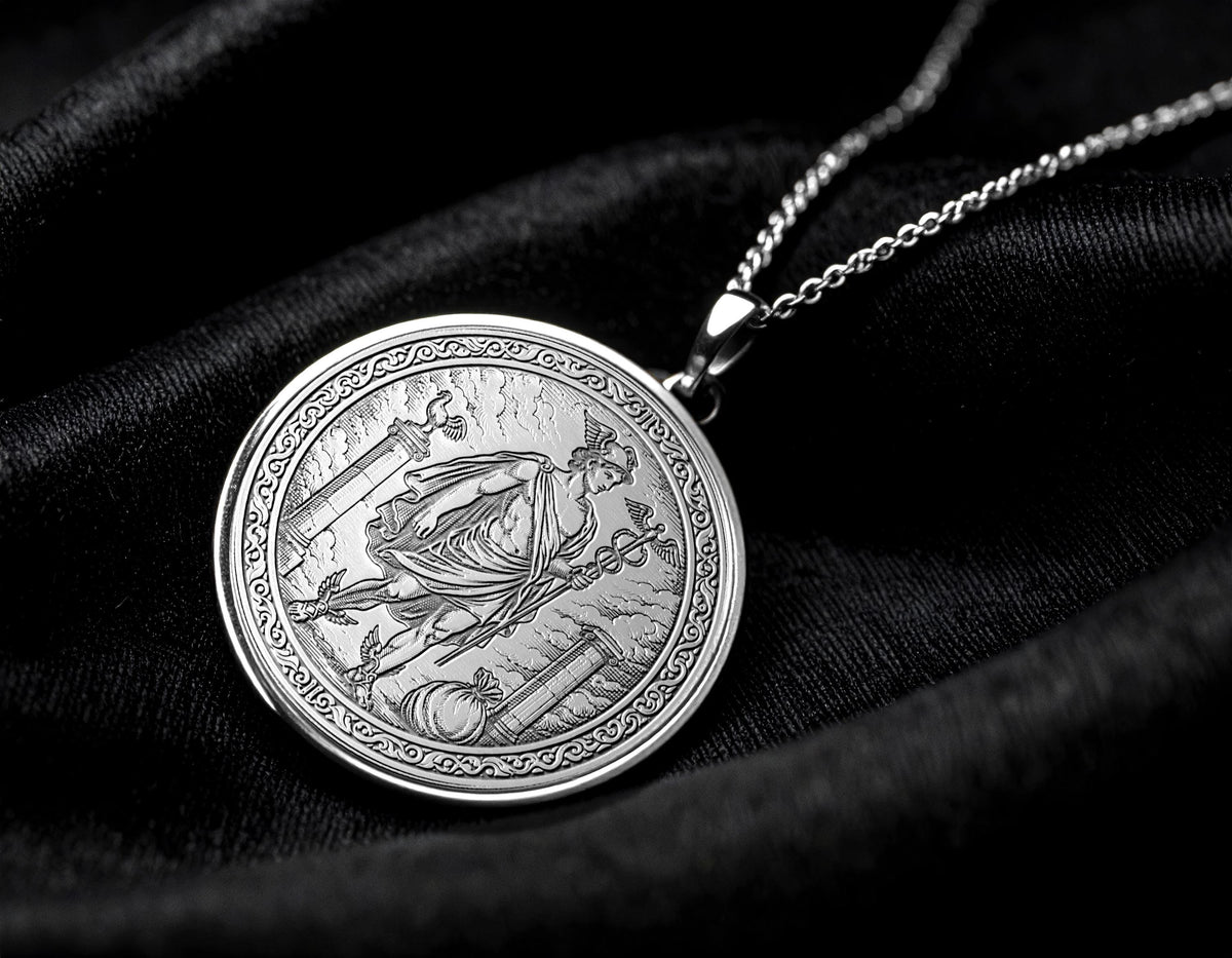 Hermes Pendant Necklace – Speed, Intelligence & Divine Communication