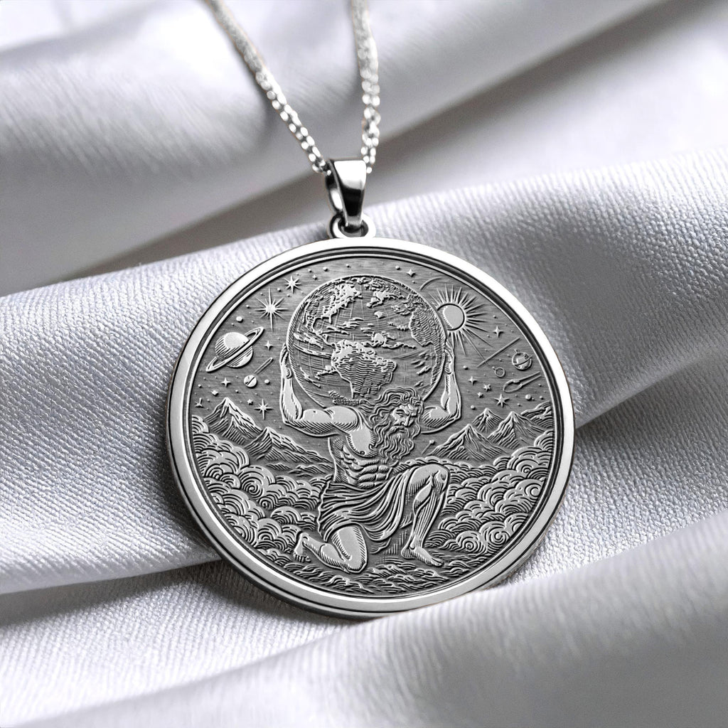 Atlas Pendant Necklace – Strength, Endurance & Resilience