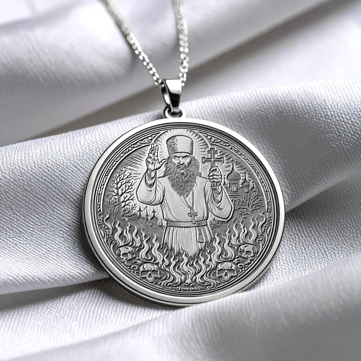 Rasputin Pendant Necklace – Mysticism, Influence & Unshakable Presence