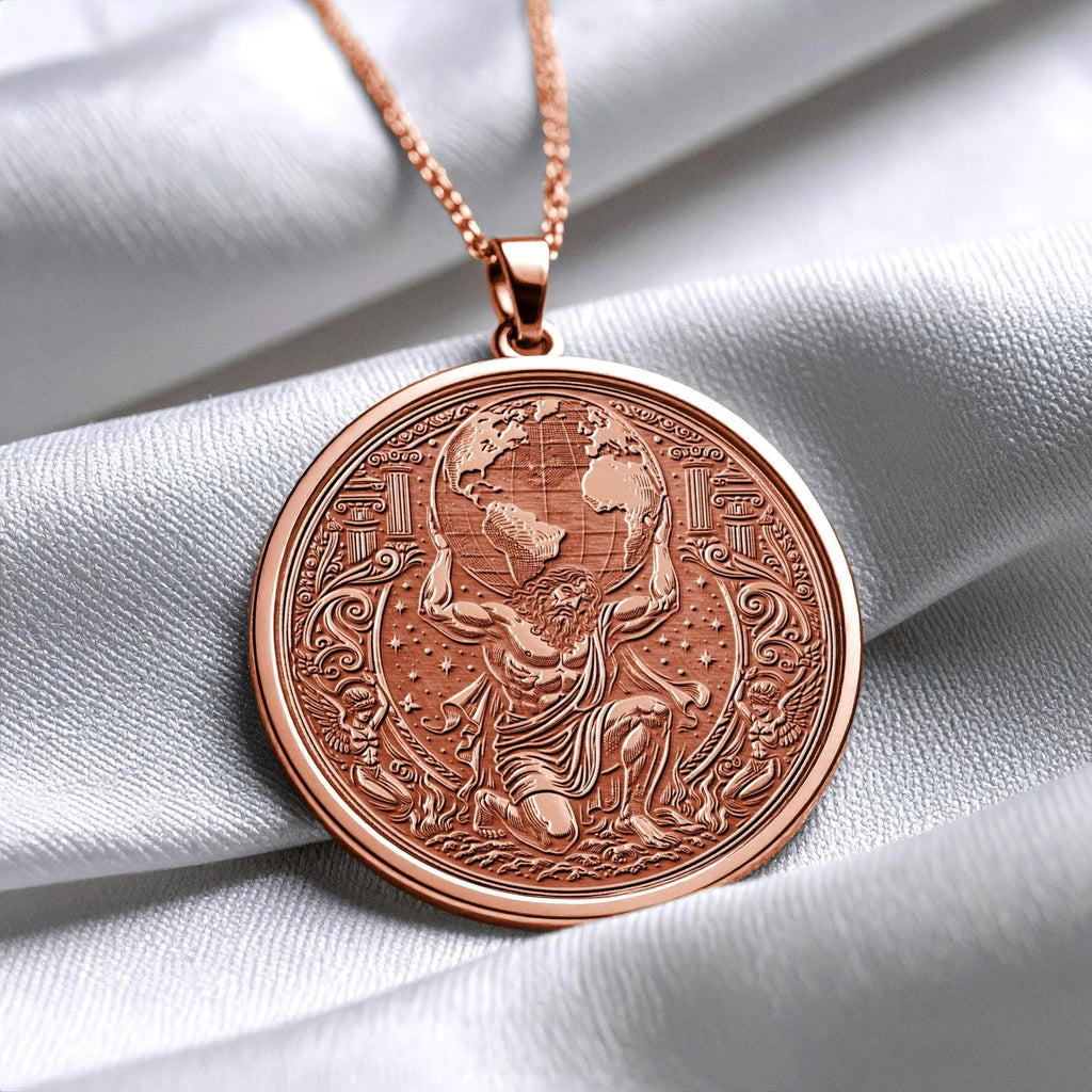 Atlas Pendant Necklace – Strength, Endurance & Limitless Power
