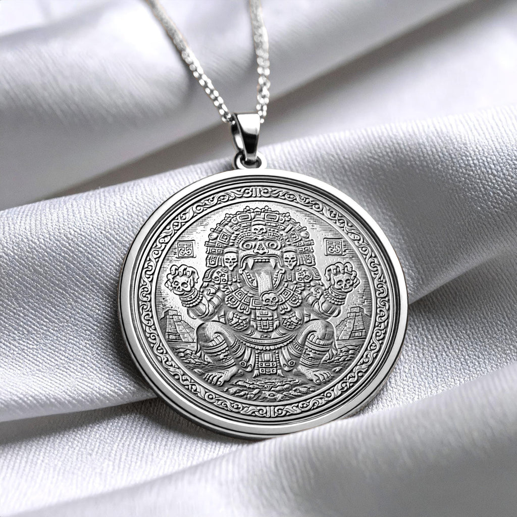 Tlaltecuhtli Pendant Necklace – Earth Power, Creation & Sacred Balance
