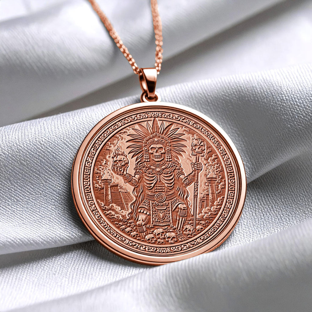 Mictlantecuhtli Pendant Necklace – Death, Transformation & Eternal Power