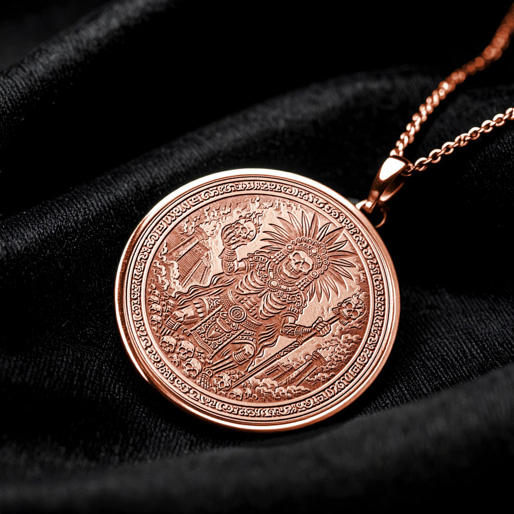 Mictlantecuhtli Pendant Necklace – Death, Transformation & Eternal Power