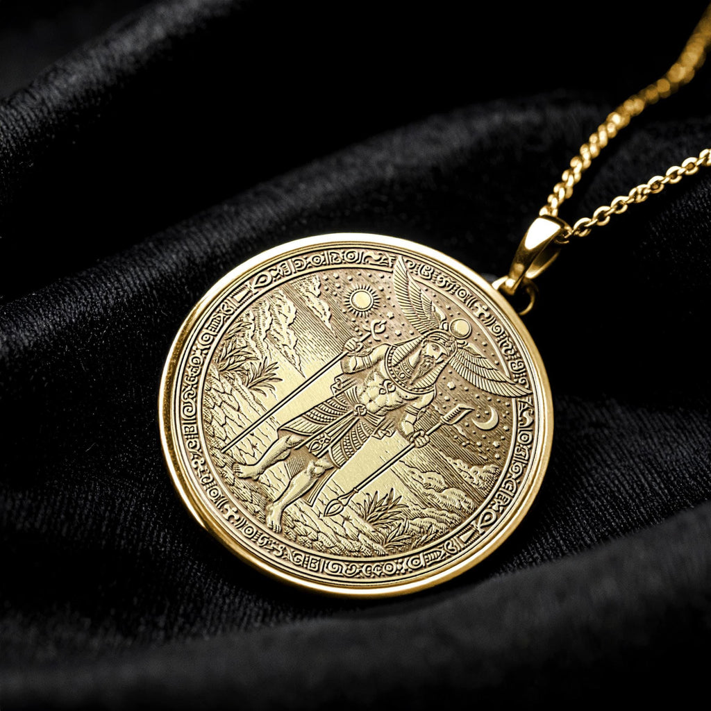 Ancient Egyptian Geb Pendant Necklace – Earth, Stability & Life Force