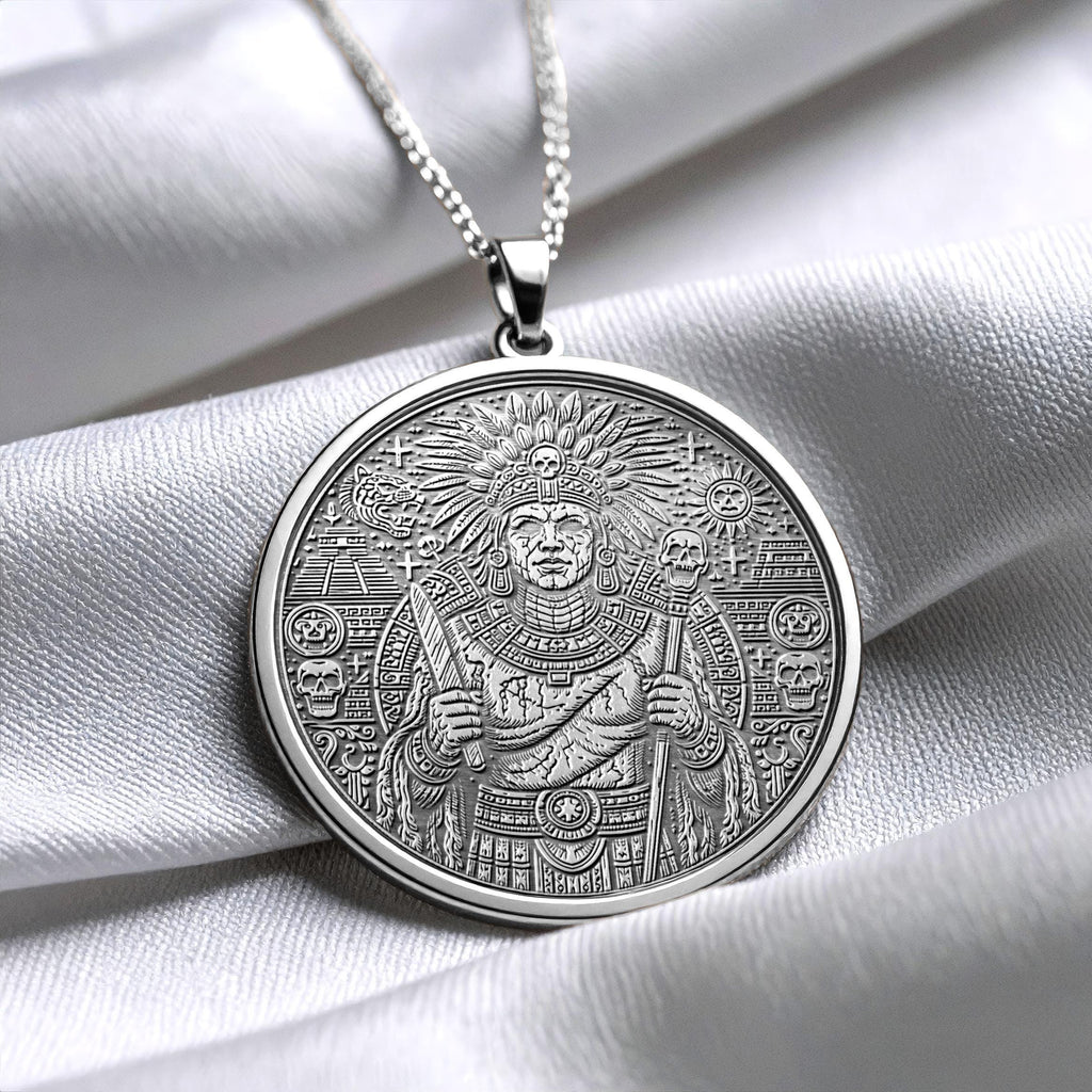 Xipe Totec Pendant Necklace – Renewal, Transformation & Sacred Rebirth