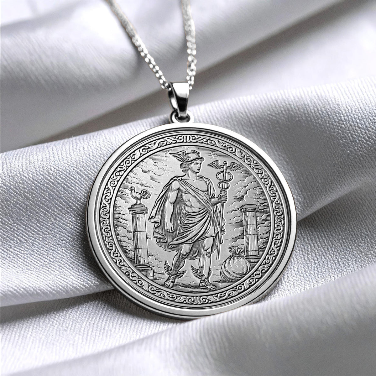 Hermes Pendant Necklace – Speed, Intelligence & Divine Communication