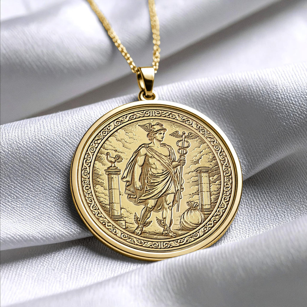 Hermes Pendant Necklace – Speed, Intelligence & Divine Communication