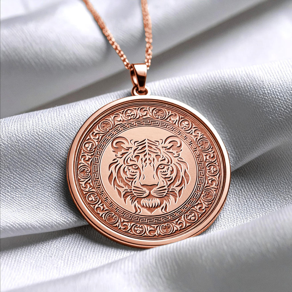 Tiger Pendant Necklace – Courage, Power & Fearless Spirit