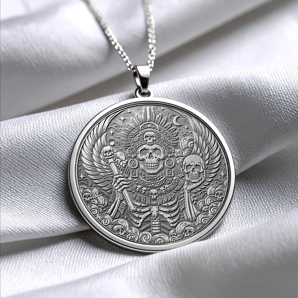 Mictlantecuhtli Pendant Necklace – Mystery, Rebirth & Ancient Power