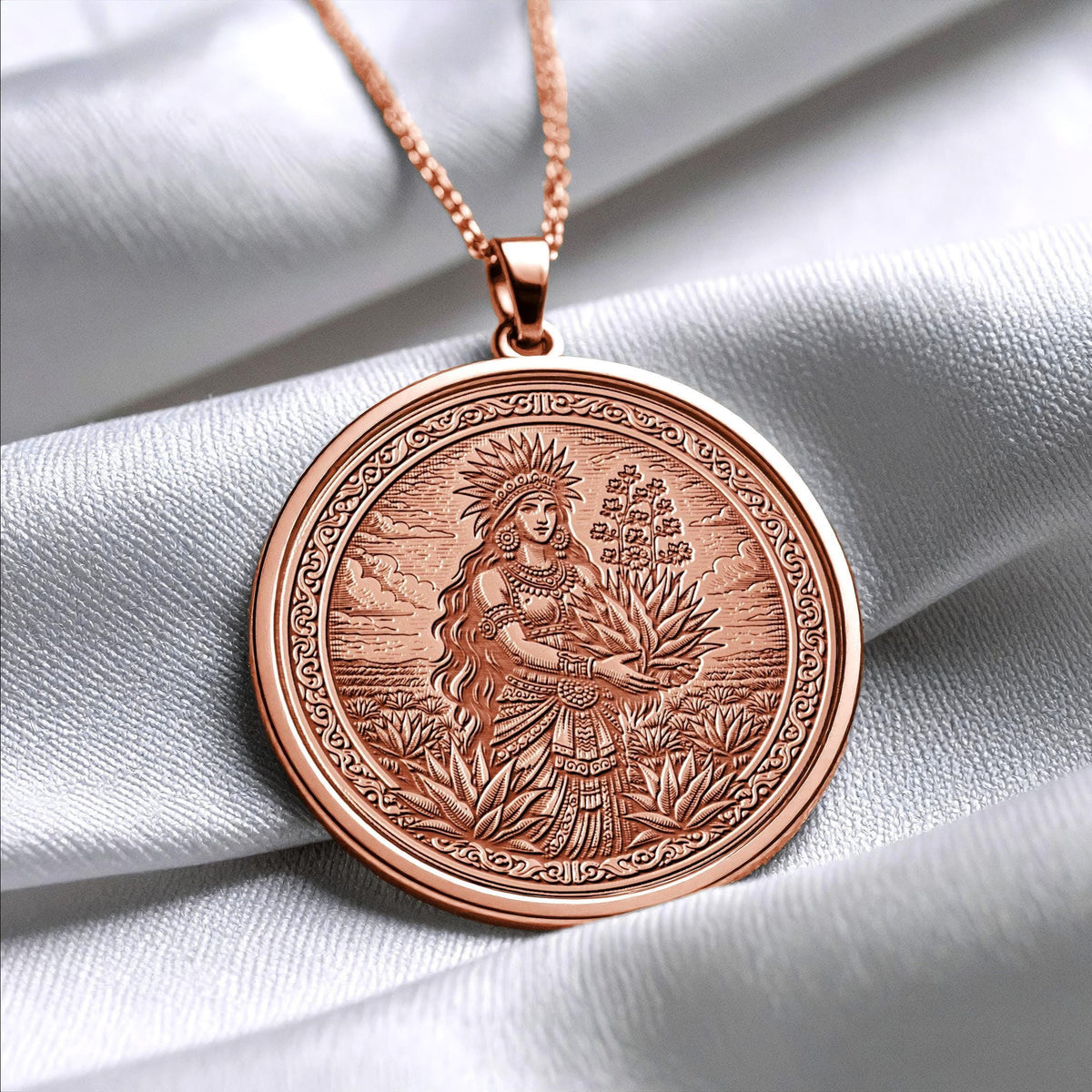 Mayahuel Pendant Necklace – Abundance, Fertility & Sacred Nature