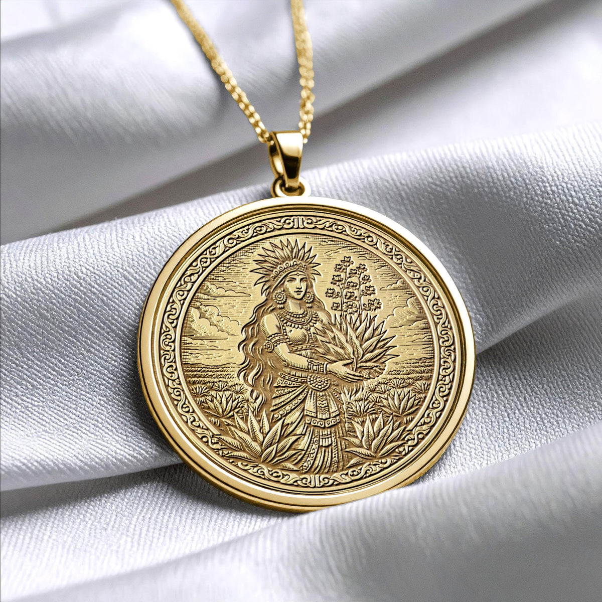 Mayahuel Pendant Necklace – Abundance, Fertility & Sacred Nature