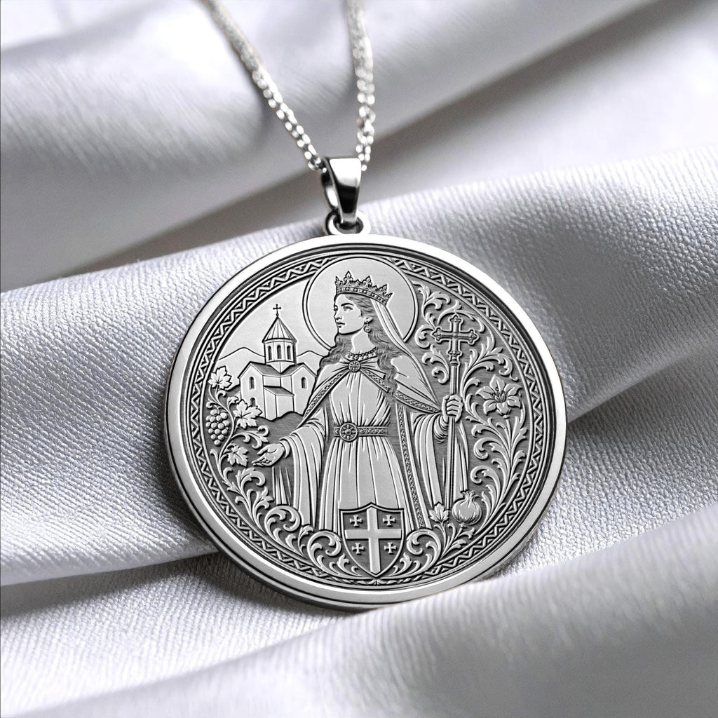 King Tamar Pendant Necklace – Wisdom, Strength & Royal Legacy
