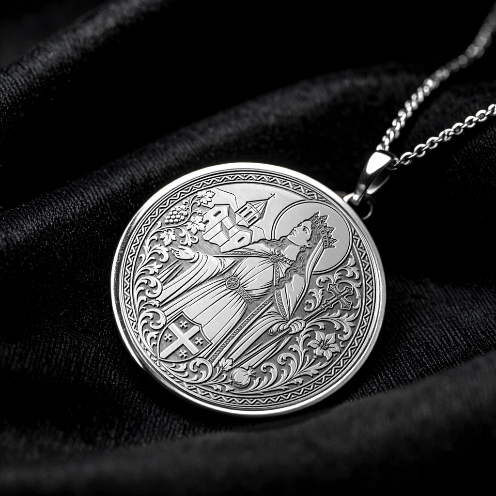 King Tamar Pendant Necklace – Wisdom, Strength & Royal Legacy