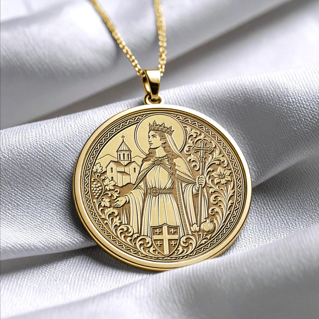 King Tamar Pendant Necklace – Wisdom, Strength & Royal Legacy