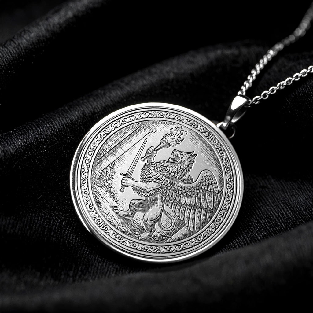Gryphon Pendant Necklace – Courage, Protection & Noble Strength