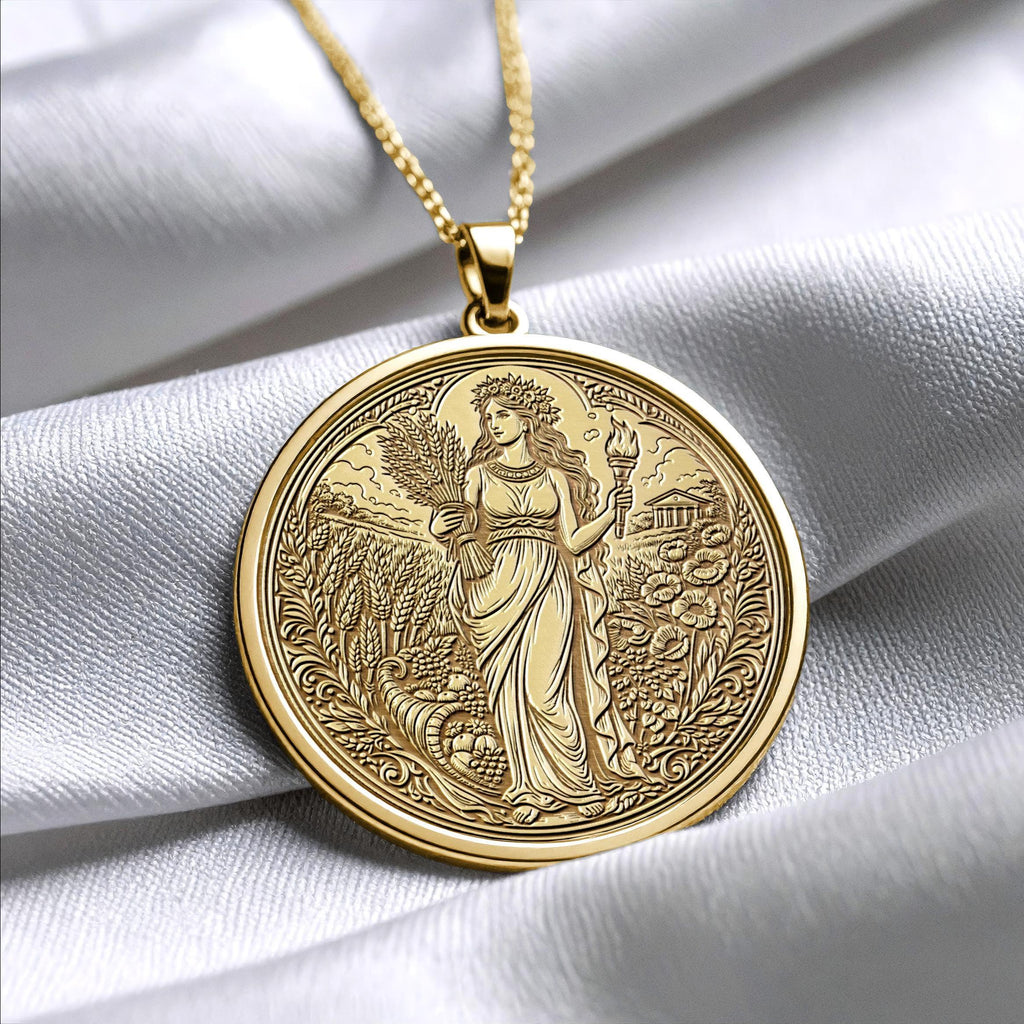 Demeter Pendant Necklace – Nature, Abundance & Motherly Strength