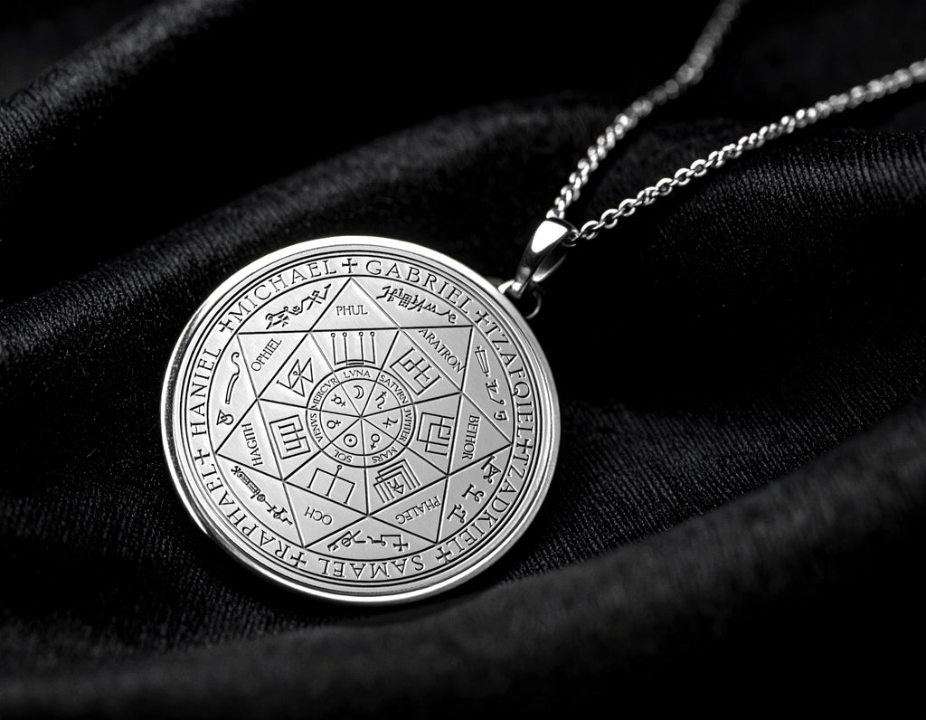 Archangel Sigil Pendant Necklace – Protection, Guidance & Divine Power