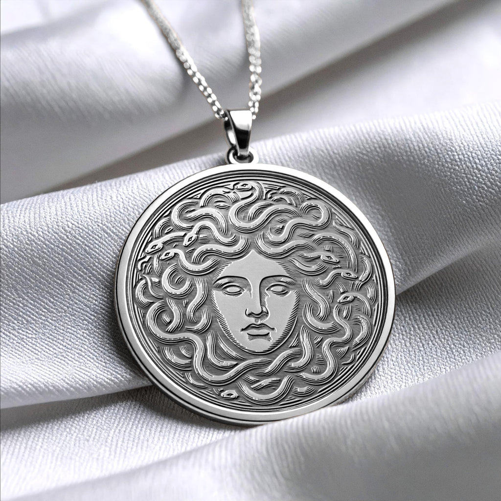Medusa Pendant Necklace – Protection, Power & Divine Feminine Energy