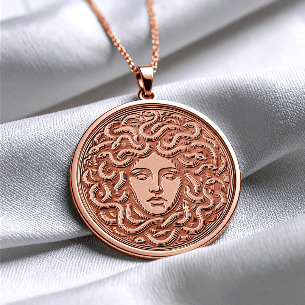 Medusa Pendant Necklace – Protection, Power & Divine Feminine Energy