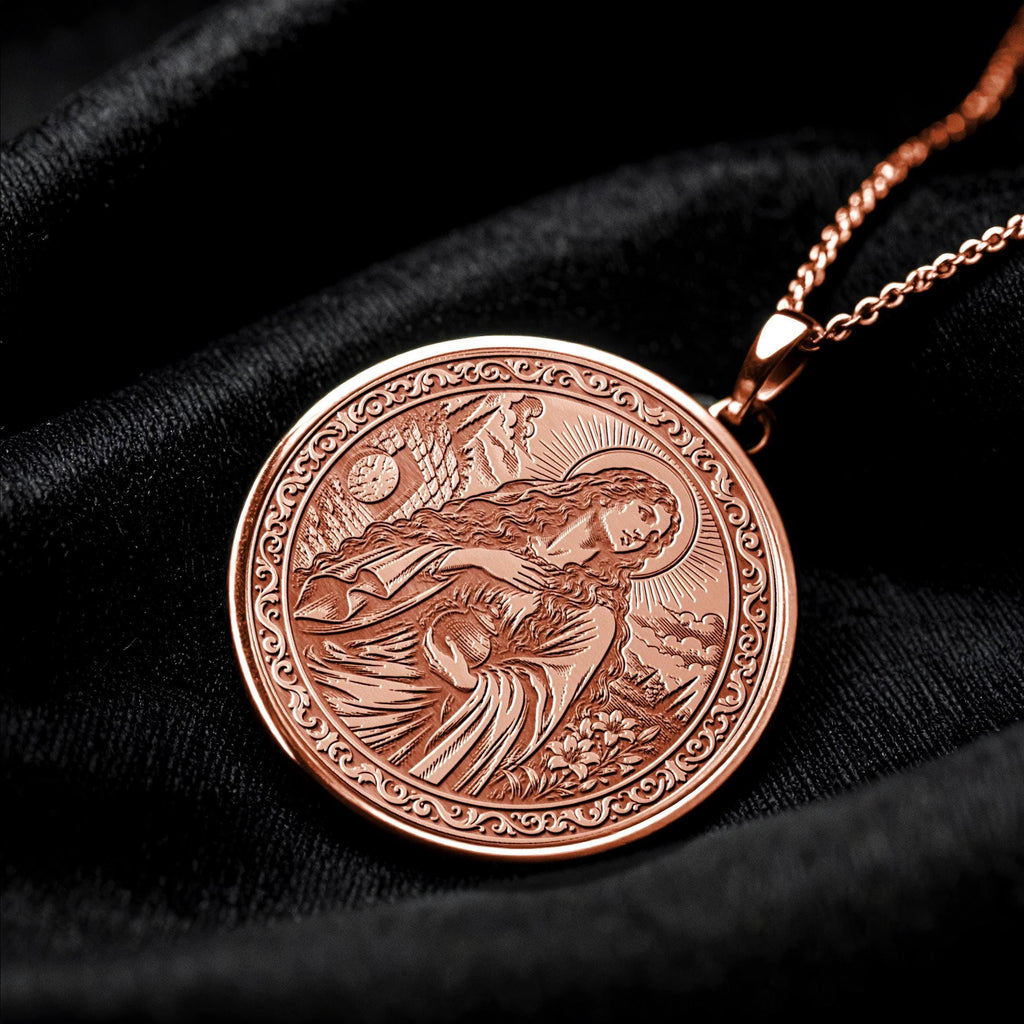 Saint Mary Magdalene Pendant Necklace – Faith, Hope & Sacred Devotion