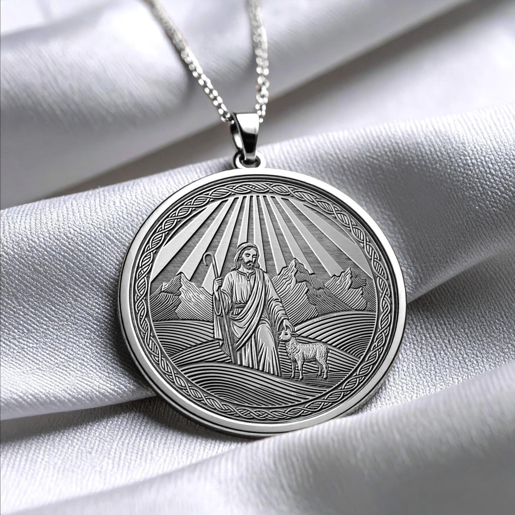 Jesus Pendant Necklace – Love, Faith & Eternal Protection