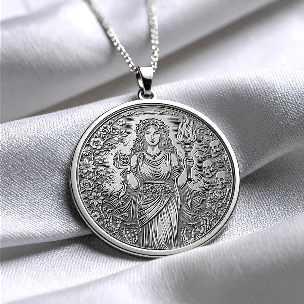 Persephone Pendant Necklace – Transformation, Spring & Inner Power