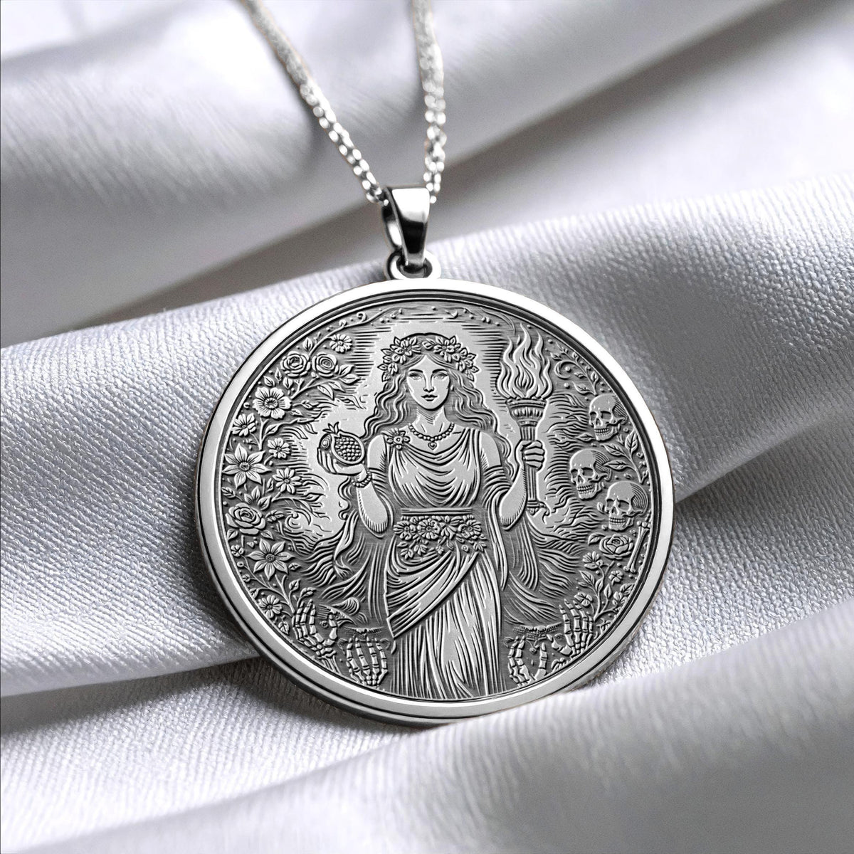 Persephone Pendant Necklace – Transformation, Spring & Inner Power