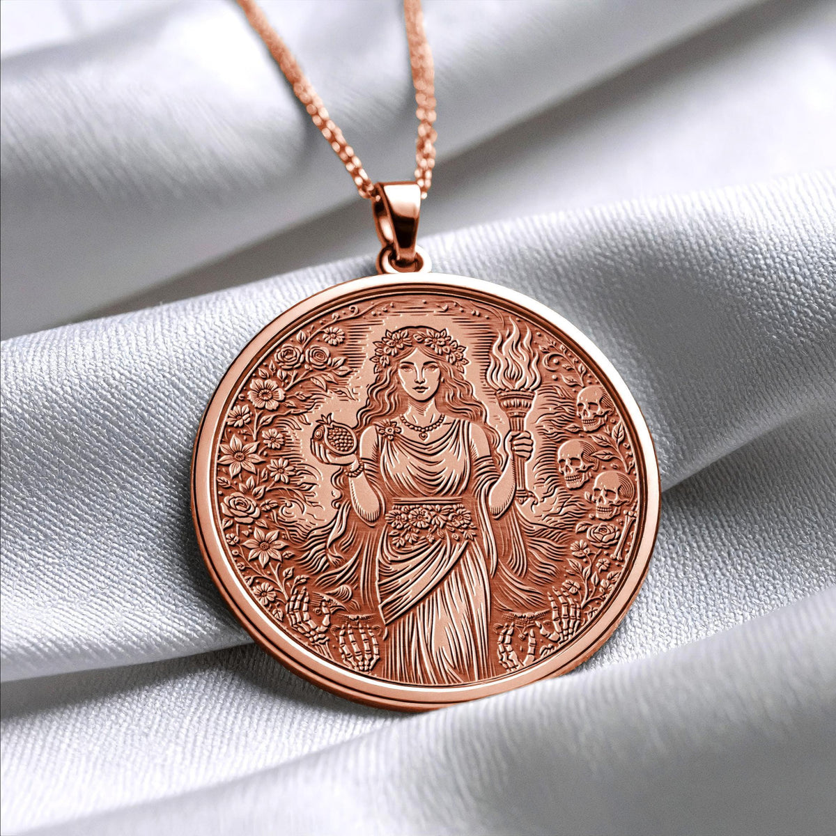 Persephone Pendant Necklace – Transformation, Spring & Inner Power