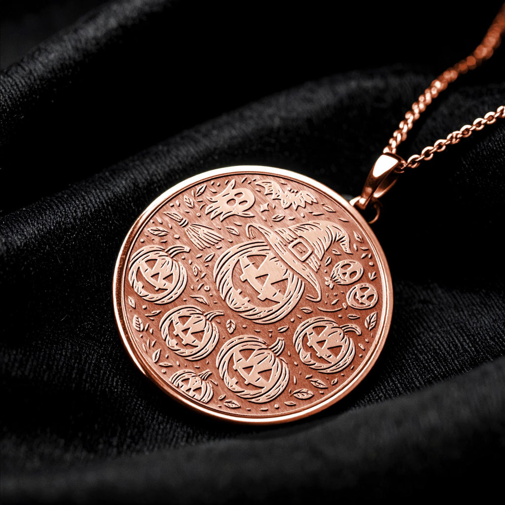 Spooky Halloween Pendant Necklace – Mystery, Magic & Midnight Vibes
