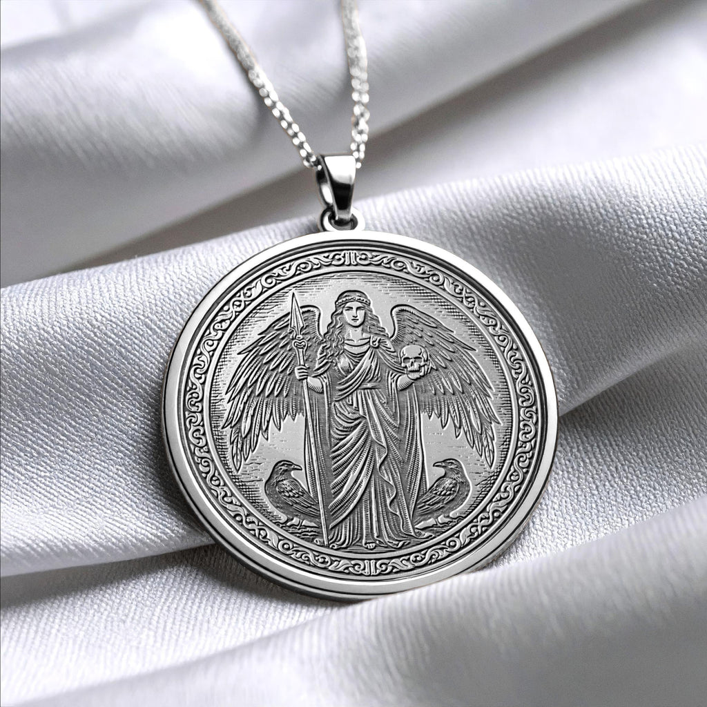 Morrigan Pendant Necklace – Fate, Power & Warrior Spirit