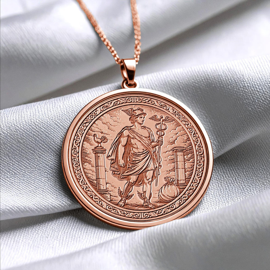 Hermes Pendant Necklace – Speed, Intelligence & Divine Communication