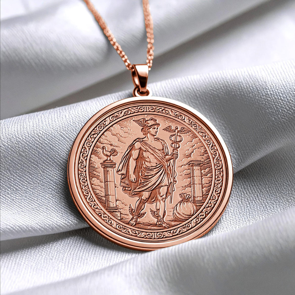 Hermes Pendant Necklace – Speed, Intelligence & Divine Communication