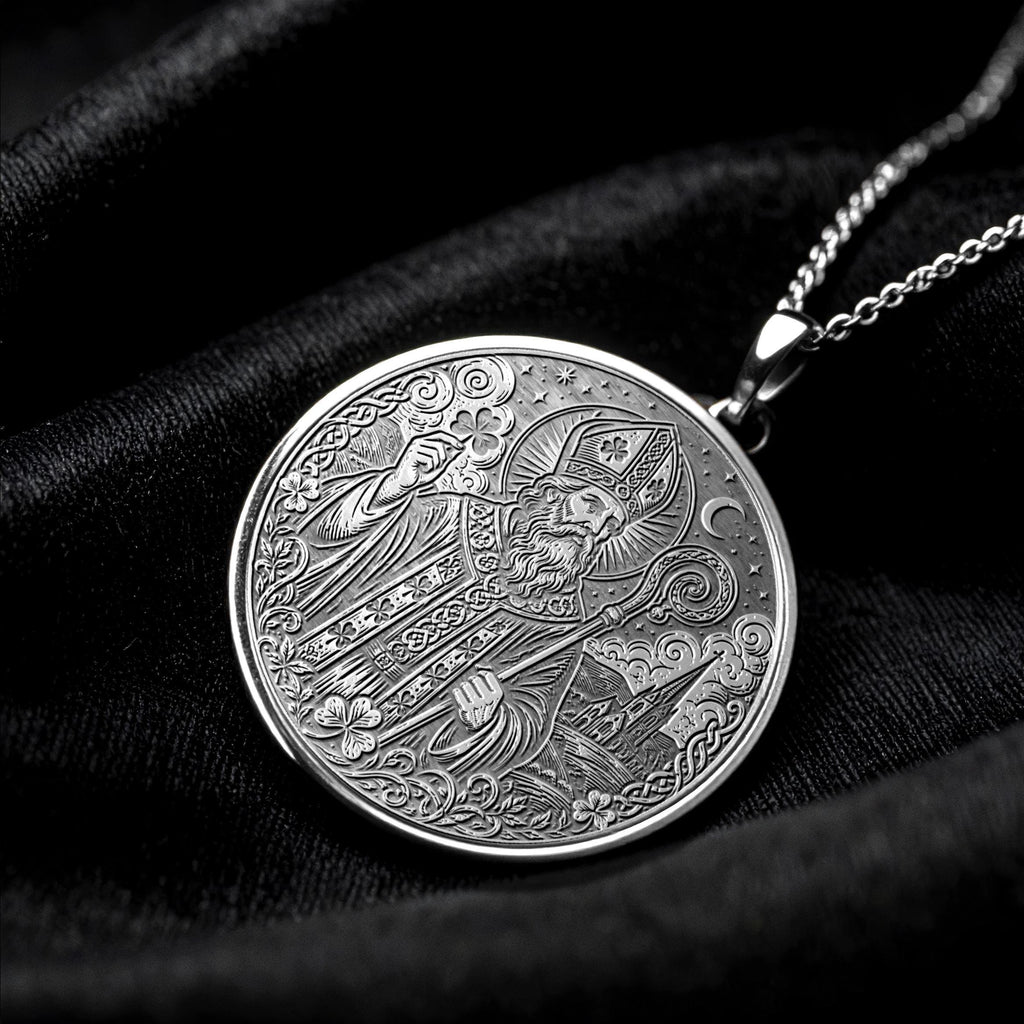 Saint Patrick Pendant Necklace – Luck, Faith & Celtic Spirit