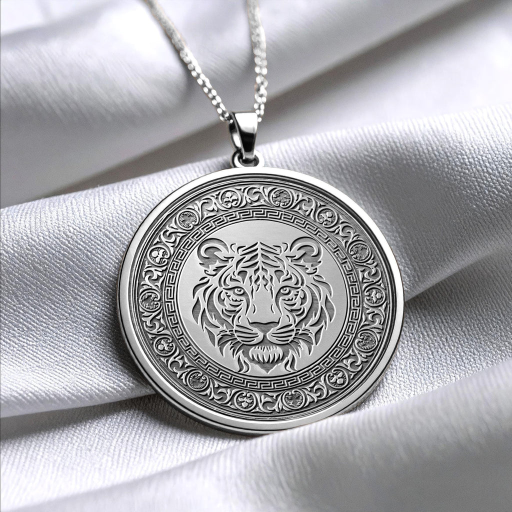 Tiger Pendant Necklace – Courage, Power & Fearless Spirit