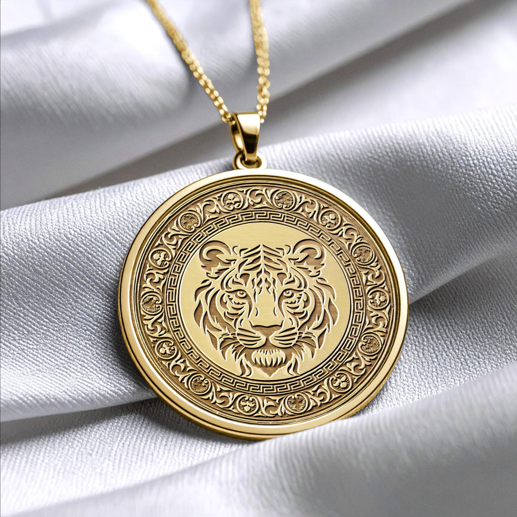 Tiger Pendant Necklace – Courage, Power & Fearless Spirit