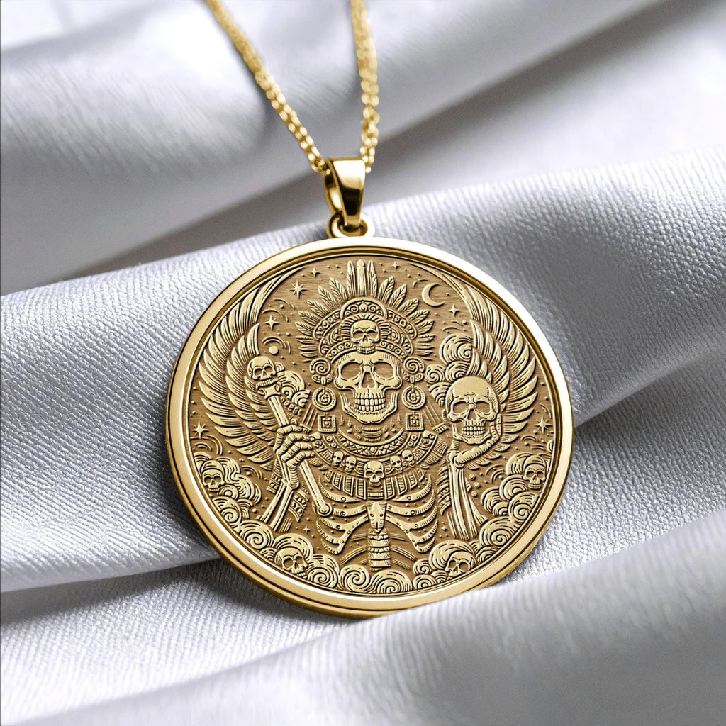 Mictlantecuhtli Pendant Necklace – Mystery, Rebirth & Ancient Power