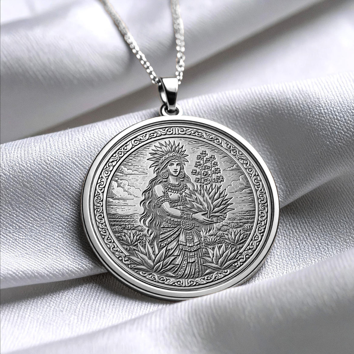 Mayahuel Pendant Necklace – Abundance, Fertility & Sacred Nature