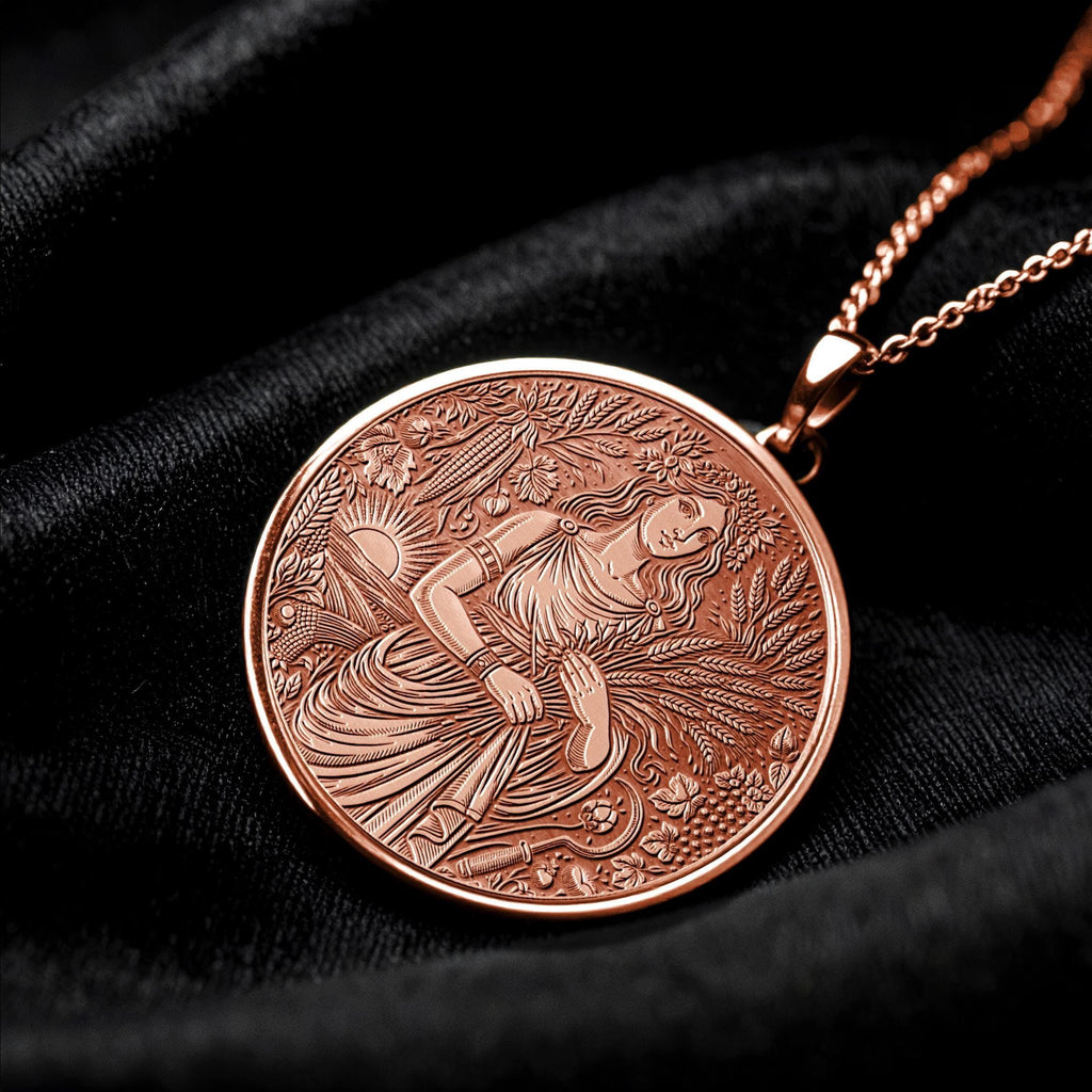 Demeter Pendant Necklace – Harvest, Renewal & Sacred Earth Energy
