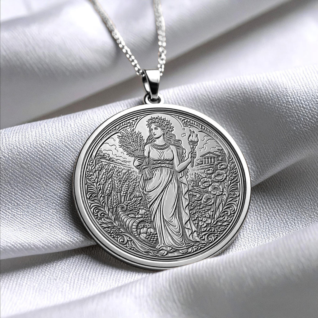 Demeter Pendant Necklace – Nature, Abundance & Motherly Strength