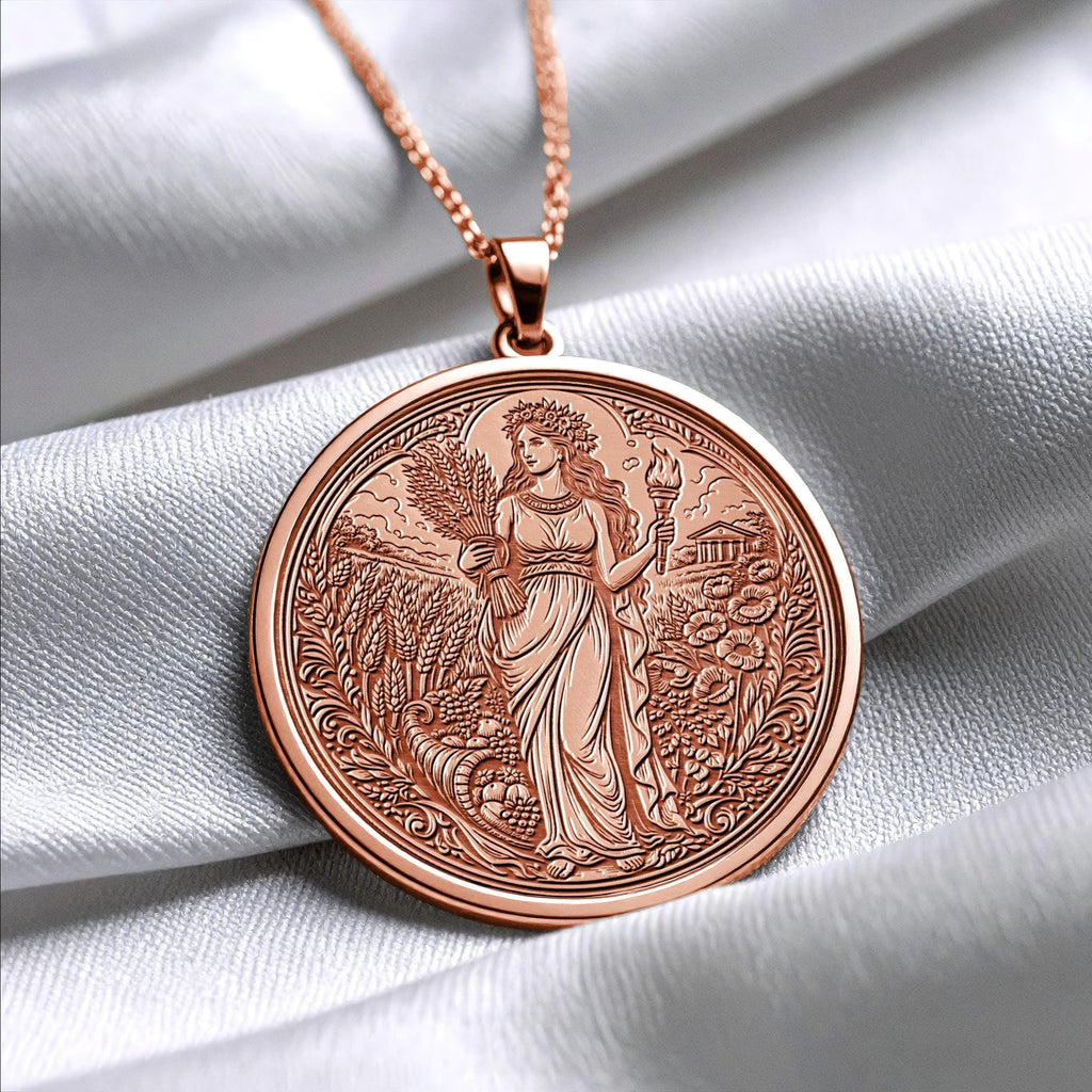 Demeter Pendant Necklace – Nature, Abundance & Motherly Strength