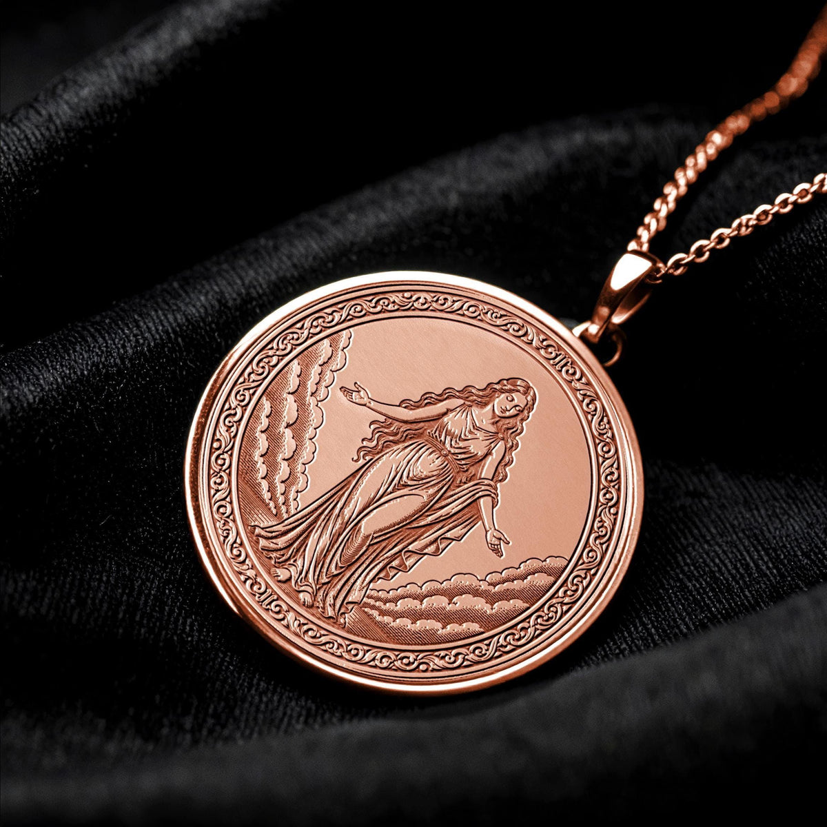 Aurae Pendant Necklace – Wind, Freedom & Ethereal Grace
